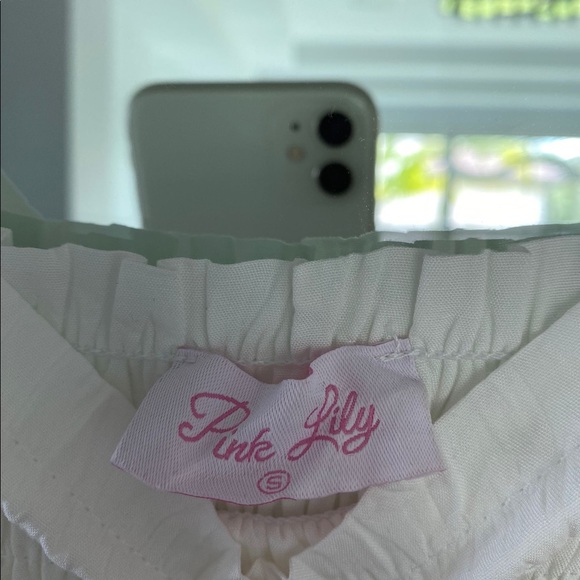 Pink Lily - GREATEST STORY IVORY SMOCKED BUST EYELET MAXI DRESS - Picture 6 of 6